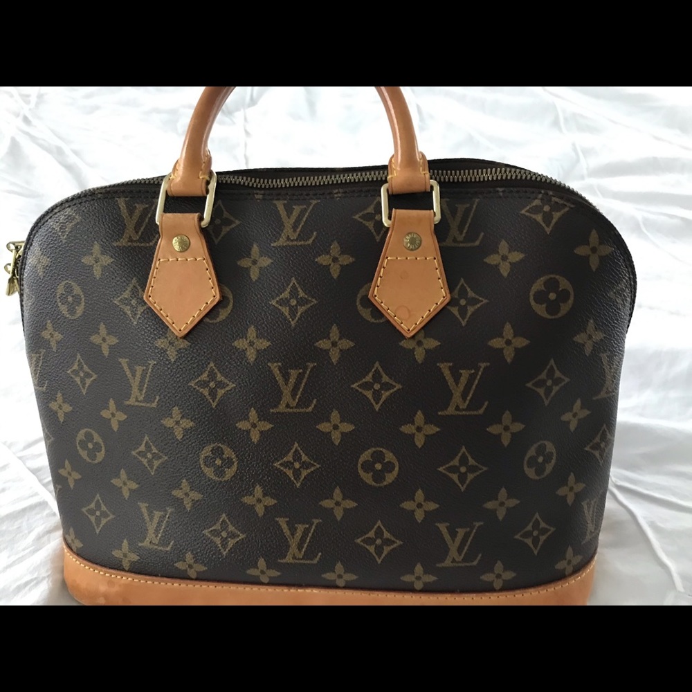 LV Vintage Alma PM Mono Canvas Handbag